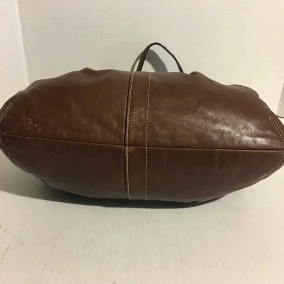 Coach Brown Leather Hobo with Gold Hardware - Picture 6 of 8